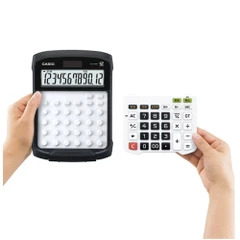 Калкулатор Casio WD-320MT Water-Protected 12 dgt, бял, 194.5 х 144.5 х 35.6 мм